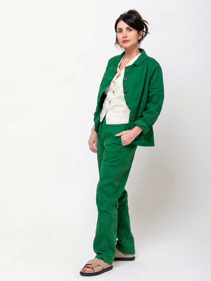 Hannoh Wessel - Jerry Gabardine Jacket - Grass - Verdalina