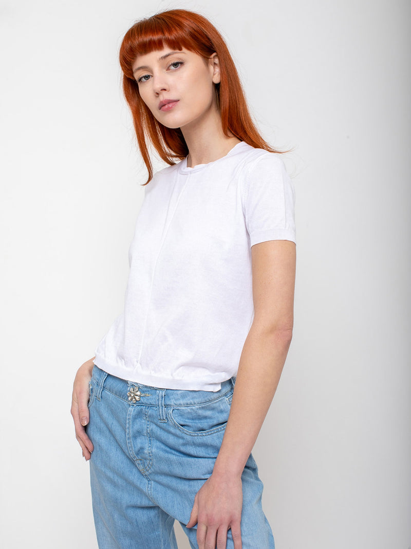 Hannoh Wessel - Therese Knit Short Sleeve Sweater - Verdalina
