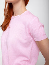 Hannoh Wessel - Therese Knit Short Sleeve Sweater - Verdalina