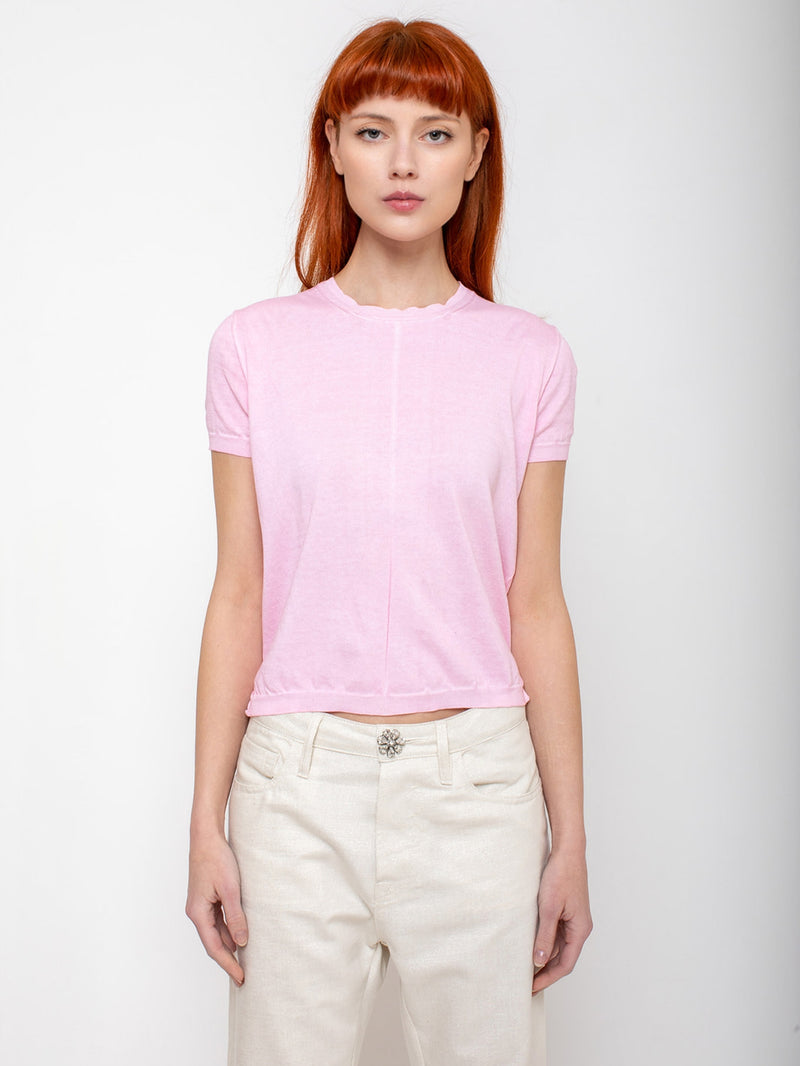 Hannoh Wessel - Therese Knit Short Sleeve Sweater - Verdalina