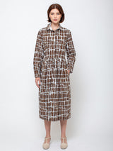 Hannoh Wessel - Demeter Dress - Brown Check - Verdalina