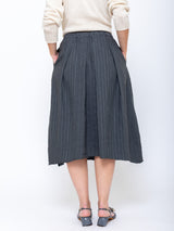 Hannoh Wessel - Jorja Skirt - Zinc Pin Stripe - Verdalina