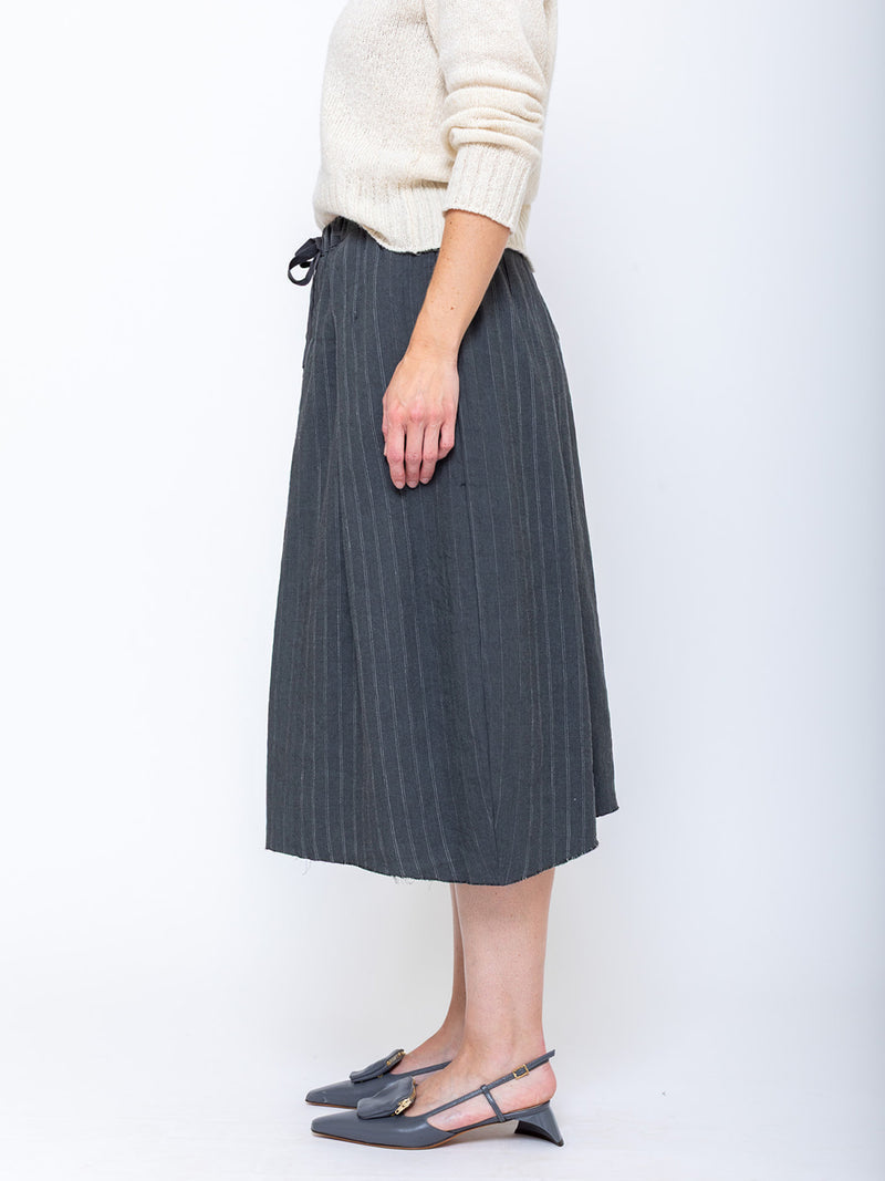 Hannoh Wessel - Jorja Skirt - Zinc Pin Stripe - Verdalina