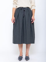 Hannoh Wessel - Jorja Skirt - Zinc Pin Stripe - Verdalina