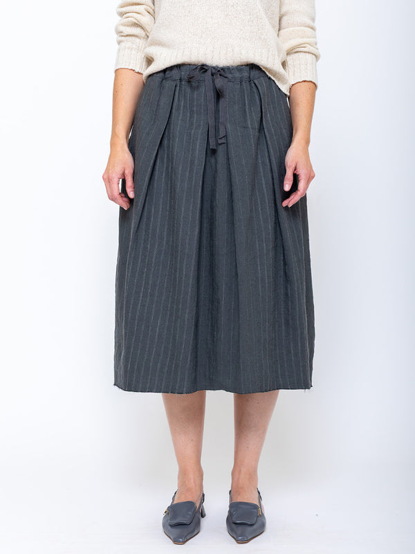 Hannoh Wessel - Jorja Skirt - Zinc Pin Stripe - Verdalina