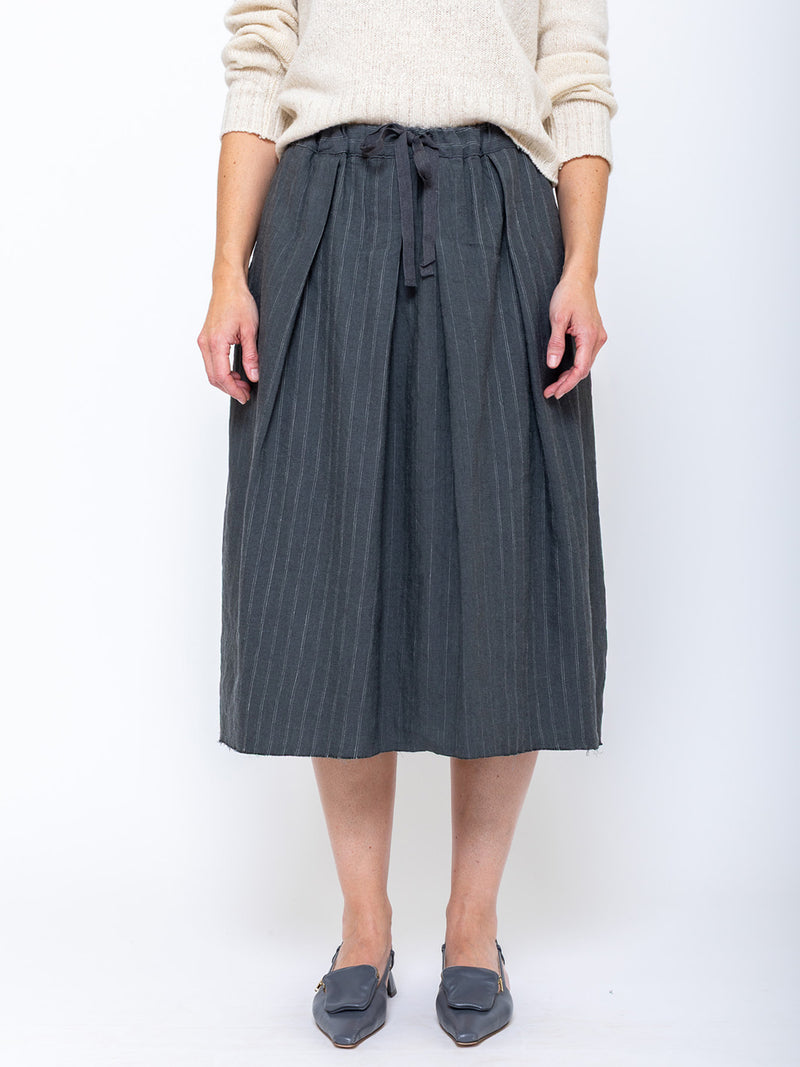 Hannoh Wessel - Jorja Skirt - Zinc Pin Stripe - Verdalina