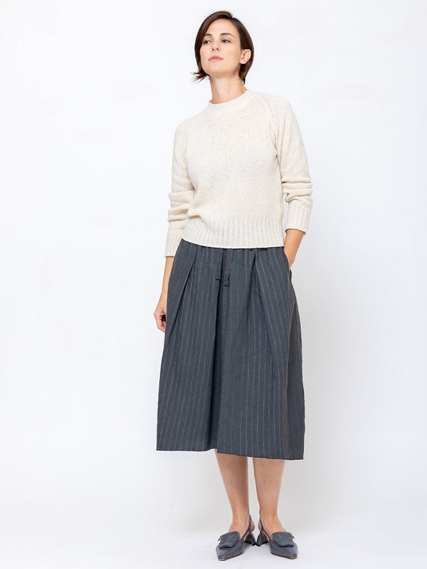 Hannoh Wessel - Jorja Skirt - Zinc Pin Stripe - Verdalina