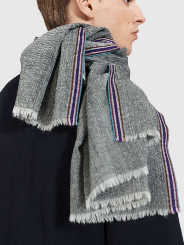 Epice - Uni 3 Woven Herringbone Stole - Verdalina