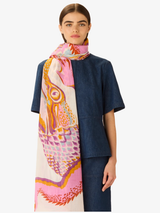 Inoui Editions - Scarf 100 - Croco - White - Verdalina