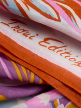 Inoui Editions - Scarf 100 - Croco - White - Verdalina