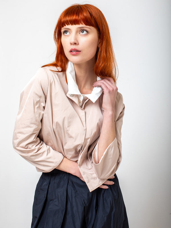 Katharina Hovman - Mini Taffeta Jacket - Perla - Verdalina