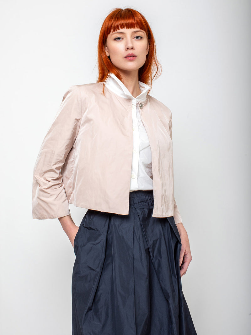Katharina Hovman - Mini Taffeta Jacket - Perla - Verdalina