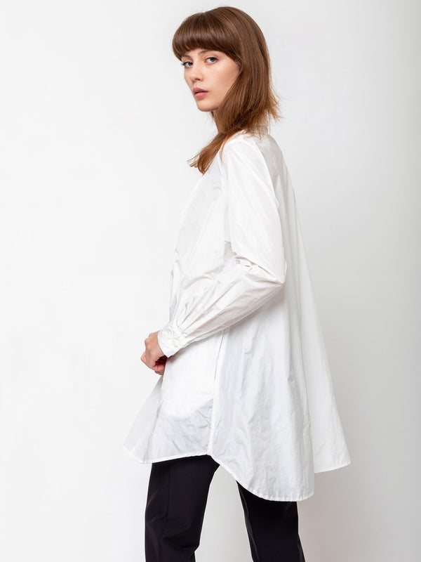Katharina Hovman - Oversize Blouse - White - Verdalina