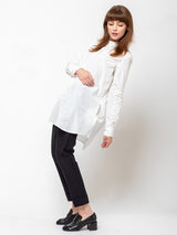 Katharina Hovman - Oversize Blouse - White - Verdalina