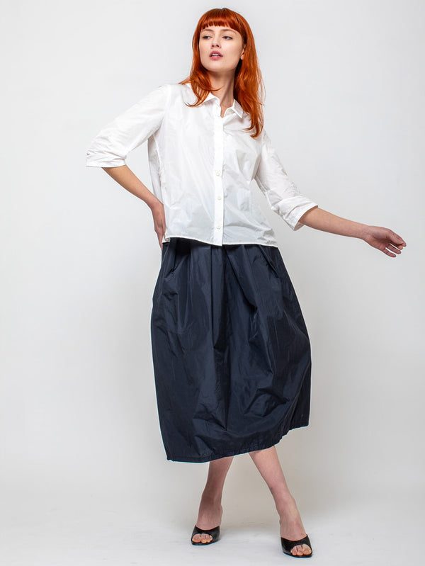 Katharina Hovman - Pleated Taffeta Skirt - Verdalina