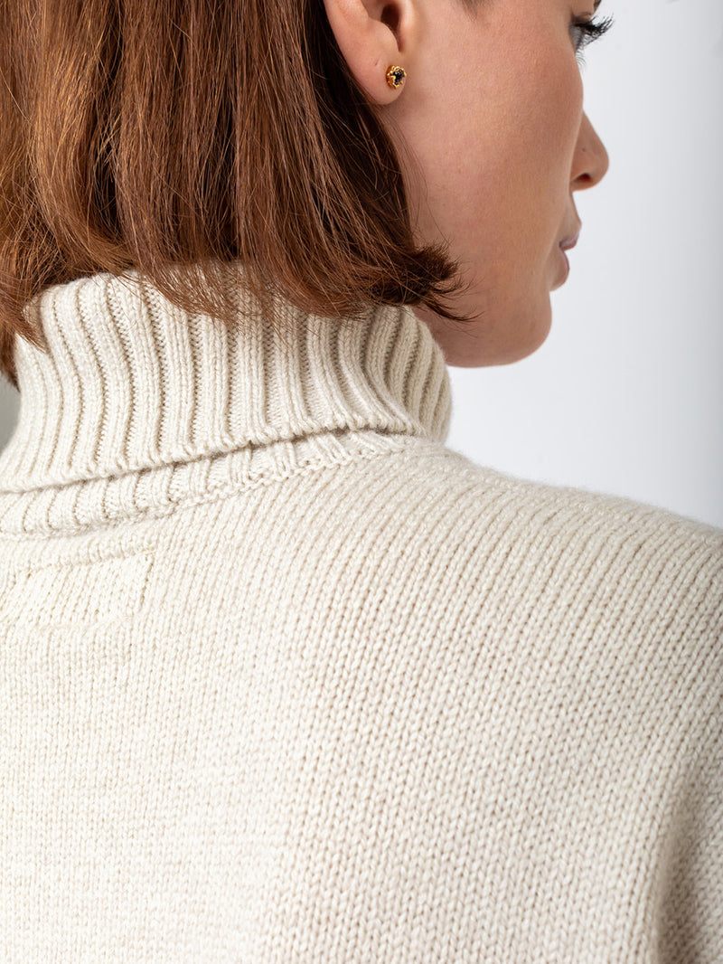 Labo.Art - Brisa Short Sleeve Sweater - Cement - Verdalina