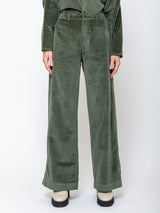 Labo.Art - Pandora Velvet Pants - Forest - Verdalina