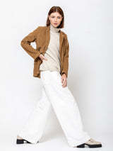 Labo.Art - Diana Wide Leg Needlecord Pants - Verdalina