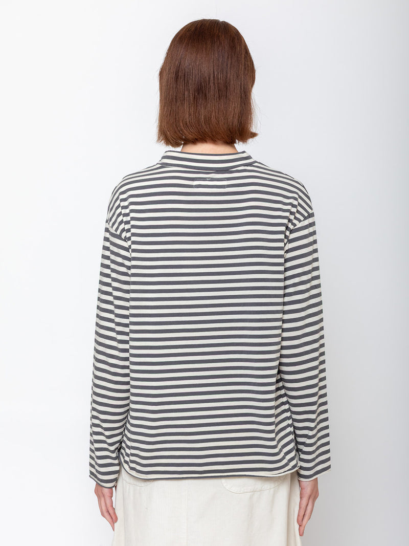 Labo.Art - Altan Stripped Tee - Papyrus - Verdalina