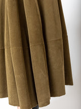 Gea Cotton Needlecord Skirt