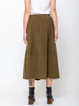 Gea Cotton Needlecord Skirt
