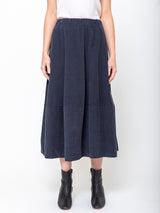 Gea Cotton Needlecord Skirt
