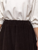 Gonna Gea Needlecord Skirt - Cacao