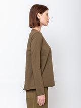 Labo.Art - Jeppe A-Line Jersey Tee - Verdalina