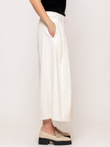 Panta Rombo Twill Pant - Winter White