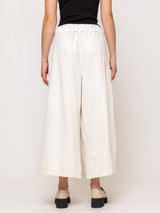 Panta Rombo Twill Pant - Winter White