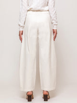 Panta Chiaro Brushed Twill Pant - Winter White