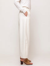 Panta Chiaro Brushed Twill Pant - Winter White