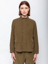 Pinolo Needlecord Jacket - Olive