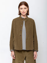 Pinolo Needlecord Jacket - Olive