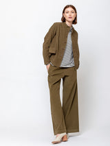 Pinolo Needlecord Jacket - Olive