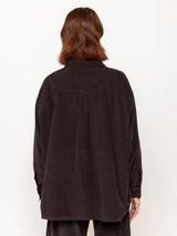 Camicia Tina Needlecord Top - Teak