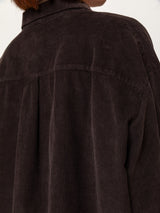 Camicia Tina Needlecord Top - Teak