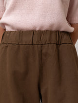 Panta Chiaro Brushed Twill Pant - Teak