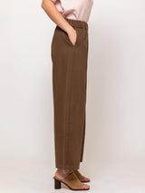 Panta Chiaro Brushed Twill Pant - Teak