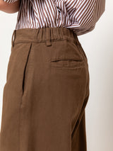 Panta Pandora Brushed Twill Pant - Teak