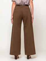 Panta Pandora Brushed Twill Pant - Teak