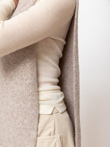 Tabard Sleeveless Sweater - Pebble