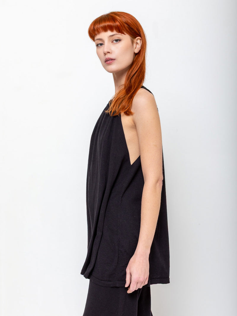 Lauren Manoogian - Gather Shell Top - Black - Verdalina