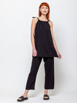Lauren Manoogian - Gather Shell Top - Black - Verdalina