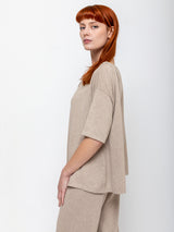 Lauren Manoogian - Gather Top - Sisal - Verdalina
