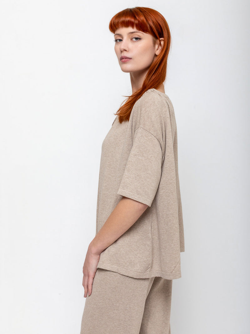 Lauren Manoogian - Gather Top - Sisal - Verdalina