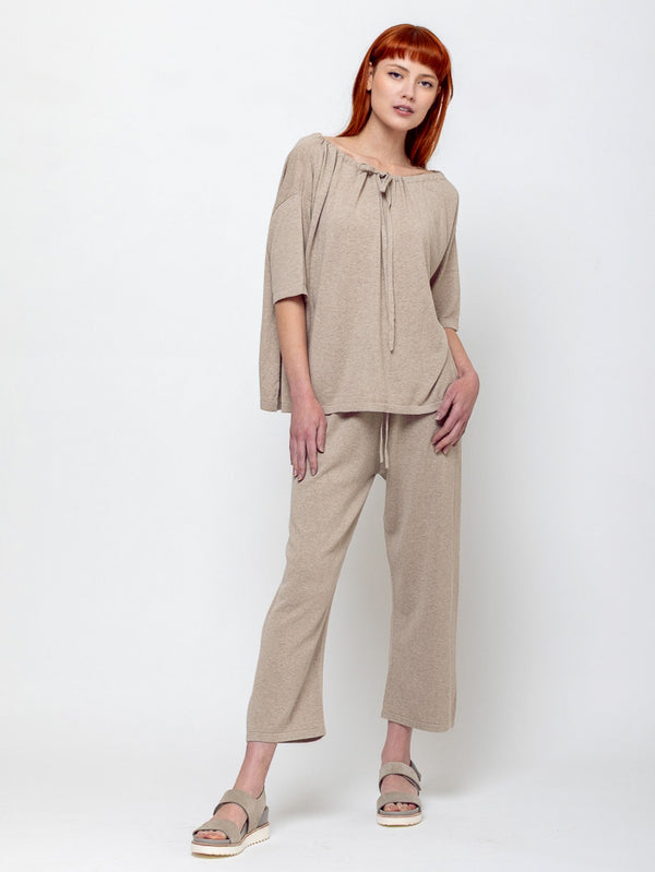 Lauren Manoogian - Gather Top - Sisal - Verdalina