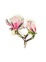 Trovelore - Embroidered Brooch Pins - Verdalina