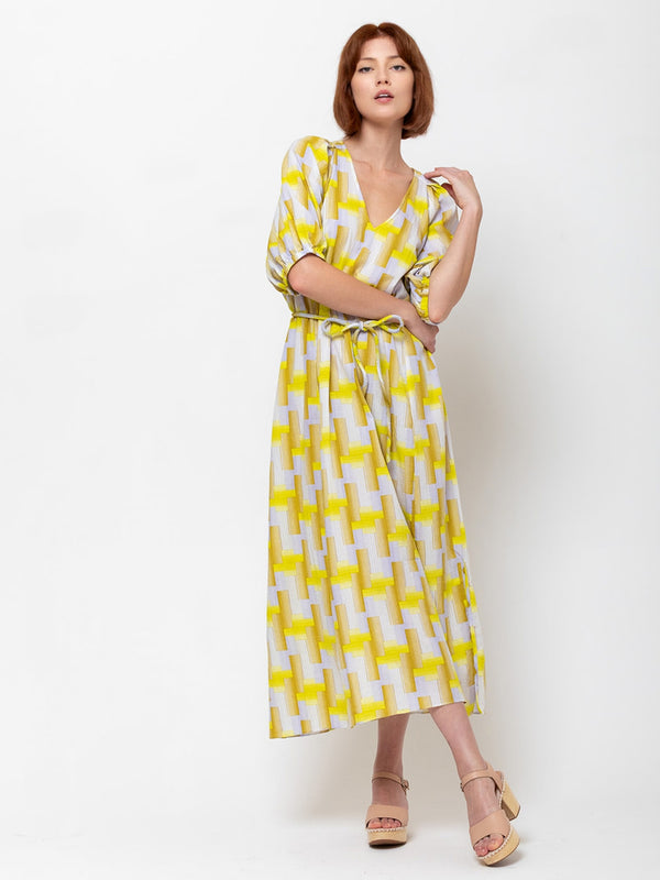 Mapoesie - Alba Echo Dress - Lime - Verdalina