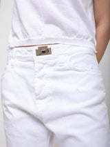Maurizio Massimino - Boy Pants - White with Yellow Stripe - Verdalina